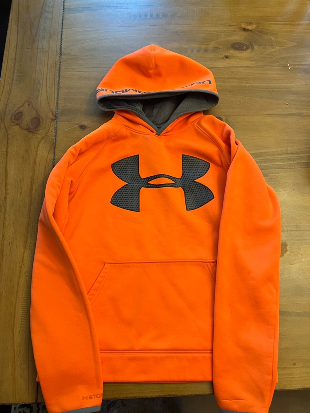 Boys Under Armour Bright Orange Hoodie